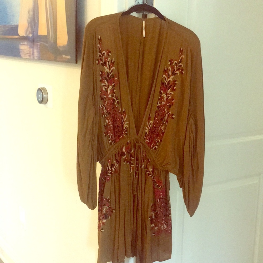 Free People Pretty Pineapple Dress